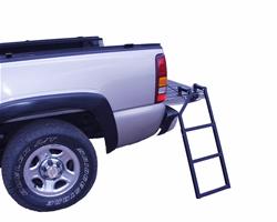 Traxion Universal Black Steel Tailgate Ladder